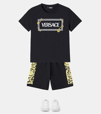 T-shirt en coton à logo | Versace Kids