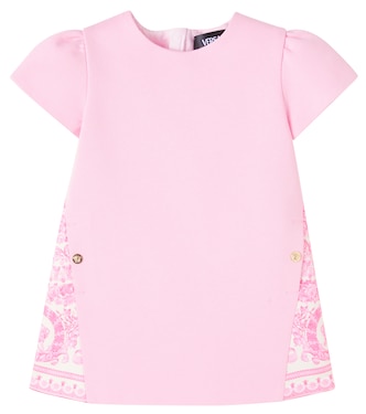 Barocco cotton-blend dress | Versace Kids