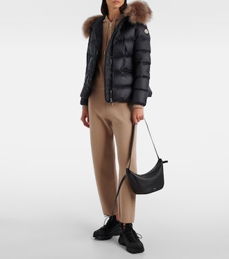 Boed shearling-trimmed down jacket | Moncler