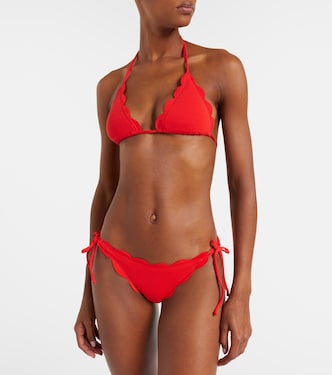 Top de bikini festoneado | Marysia