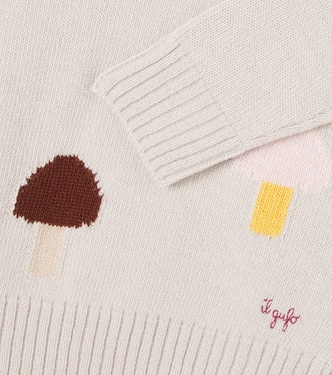 Embroidered virgin wool sweater | Il Gufo