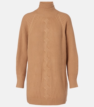 Alcazar wool and cashmere turtleneck sweater | Max Mara