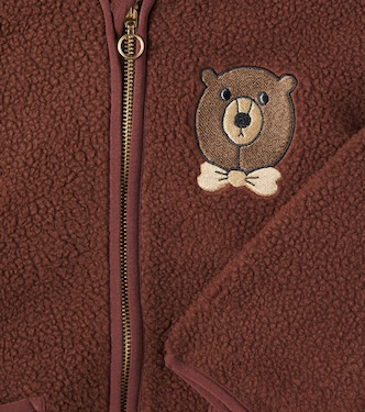 Kapuzenjacke Bear aus Teddyfleece | Mini Rodini