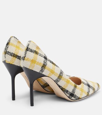 BB 90 plaid pumps | Manolo Blahnik