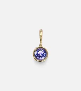18kt gold pendant necklace with tanzanite | Octavia Elizabeth