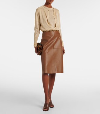 Tasse lamé cardigan | Joseph