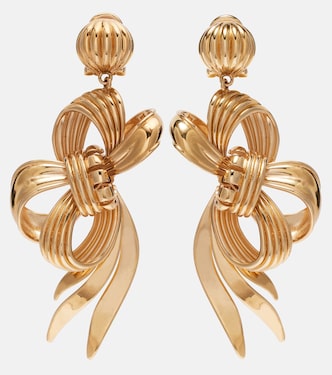 Bow-detail clip-on earrings | Miu Miu
