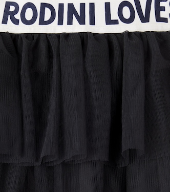 Logo tiered tulle skirt | Mini Rodini