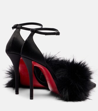 Pumps Zanzee 100 in crêpe di raso | Christian Louboutin