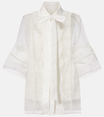 Bluse aus Baumwolle und Seide | Elie Saab