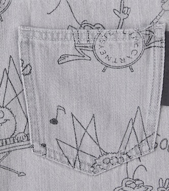 프린트 와이드 진 | Stella McCartney Kids