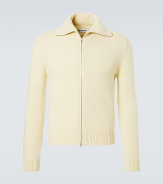 Wool-blend zip-up sweater | Jil Sander