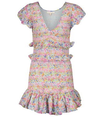 Sonora floral cotton minidress | LoveShackFancy