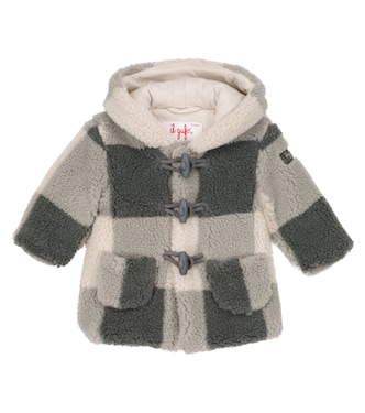 Baby - Cappotto a quadri con cappuccio | Il Gufo
