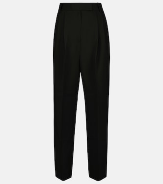 High-Rise-Hose Bea aus Twill | The Frankie Shop