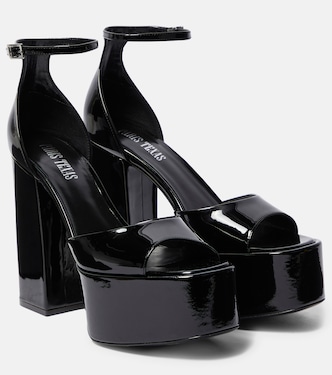 Tatiana patent leather platform sandals | Paris Texas