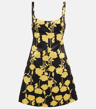 Talia floral taffeta faille minidress | Emilia Wickstead