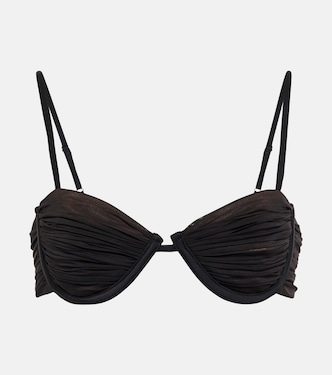 Ruched bikini top | Self-Portrait