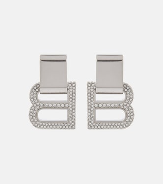 Hourglass embellished earrings | Balenciaga
