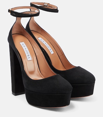 Blake suede platform pumps | Aquazzura