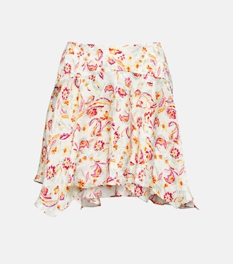 Minifalda Perrine en mezcla de seda | Isabel Marant