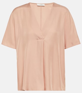Silk-blend top | Vince