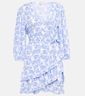 Legacy floral wrap minidress | Melissa Odabash