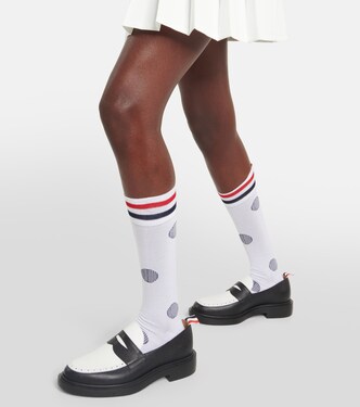 Calzini in misto cotone a pois | Thom Browne