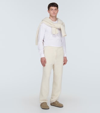 Pantaloni regular in misto lana e alpaca | Auralee