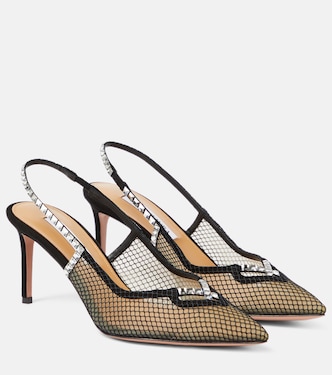 Forbidden Love 75 slingback pumps | Aquazzura