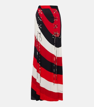 Iride crêpe maxi skirt | Pucci