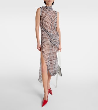Midikleid Dsaam aus Seide | Acne Studios