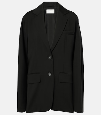 Ecru oversized virgin wool blazer | Sportmax