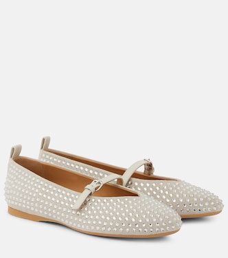 Ballerines en daim à ornements | JW Anderson