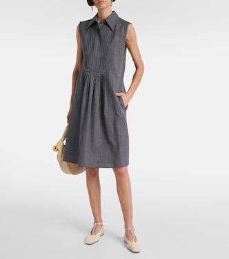 Bailarinas de piel con cristales | Jil Sander