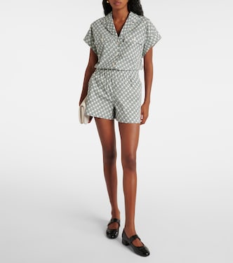 Shorts in popeline di misto cotone | Tory Burch