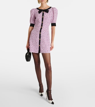 Bedrucktes Minikleid aus Seide | Alessandra Rich
