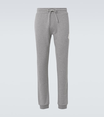 Logo cotton jersey sweatpants | Moncler