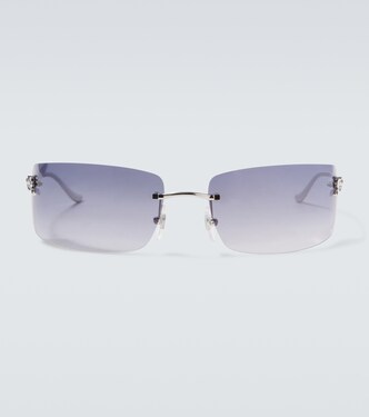 Eckige Sonnenbrille Panthère de Cartier | Cartier Eyewear Collection