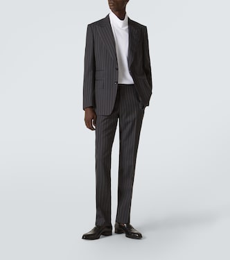 Pinstripe wool and mohair suit | Tom Ford