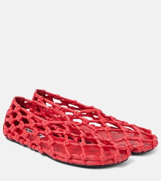 Knotted leather flats | Jil Sander