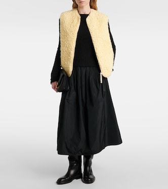 Veste sans manches en fourrure synthétique | Jil Sander