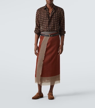 Printed wool shirt | Saint Laurent