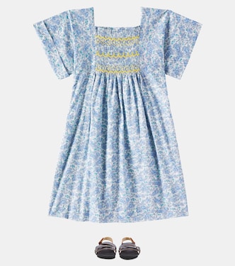 Abito Paysanne in cotone a punto smock | Bonpoint