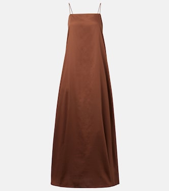 Robe longue Yoko en coton | Leset