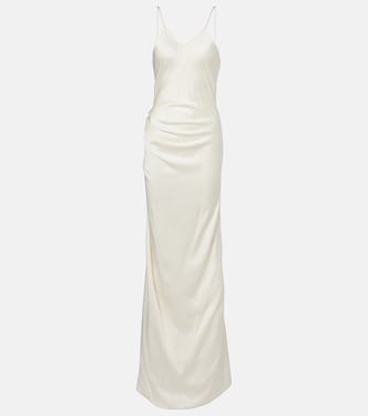 Slipdress aus Satin | Victoria Beckham