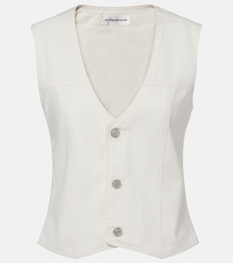 Denim vest | Victoria Beckham