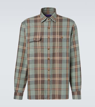 Camisa de algodón a cuadros | Ralph Lauren Purple Label