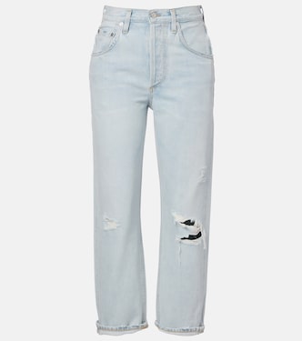 Dahlia distressed low-rise wide-leg jeans | Citizens of Humanity