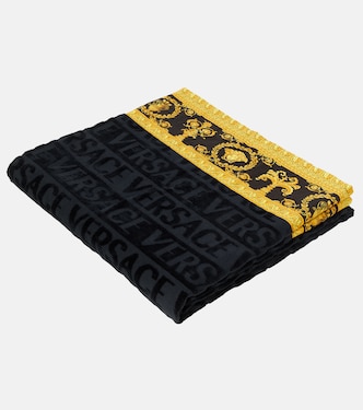 Toalla de playa I Love Baroque de rizo de algodón | Versace Home
